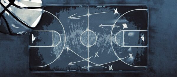Peinture murale Tactiques de basket-ball