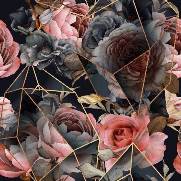 Peinture murale Texture florale
