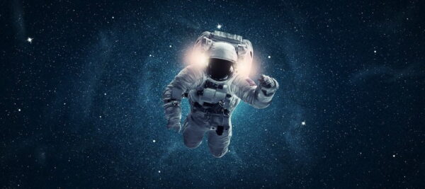 Peinture murale Astronaute dans l'espace