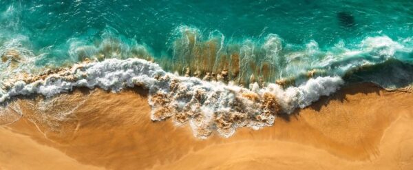 Peinture murale Ligne de mer