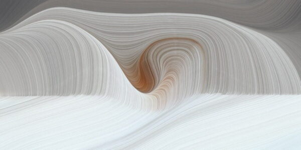 Peinture murale Vagues modernistes