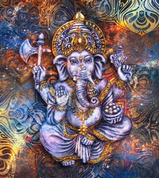 Papier peint Hindou Seigneur Ganesha