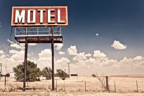 Peinture murale Panneau de motel