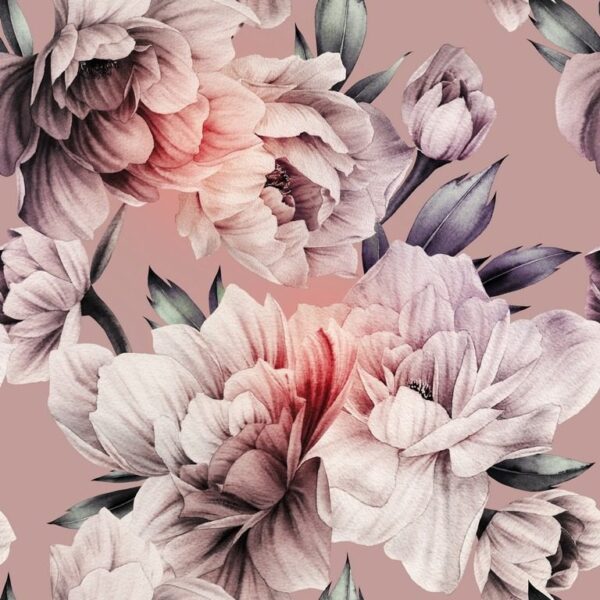 Sticker mural Fleurs de pivoine