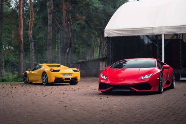 Poster XXL Ferrari et Lamborghine