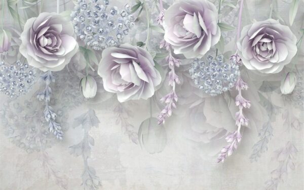 Peinture murale Composition florale