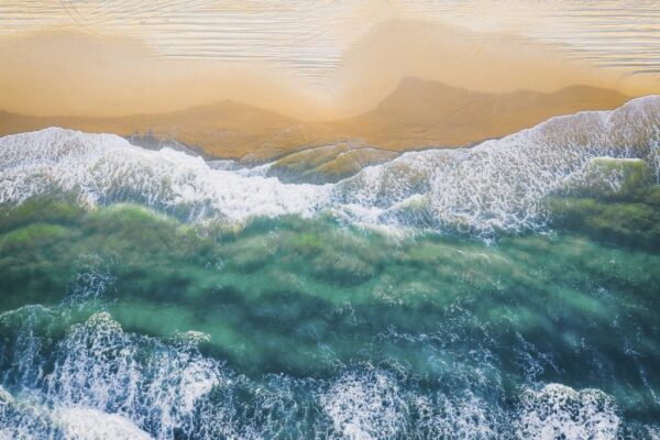 Peinture murale Vagues de la mer