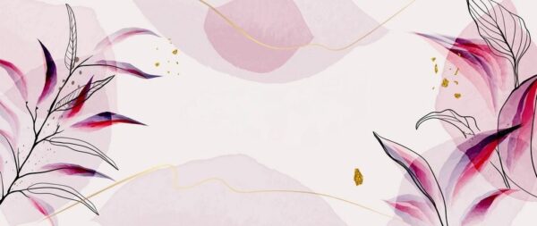 Sticker mural Plantes roses