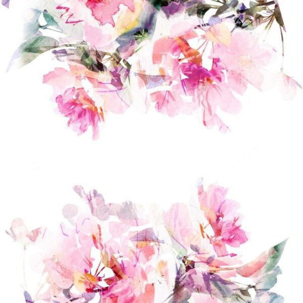 Peinture murale Doux pinceau de roses