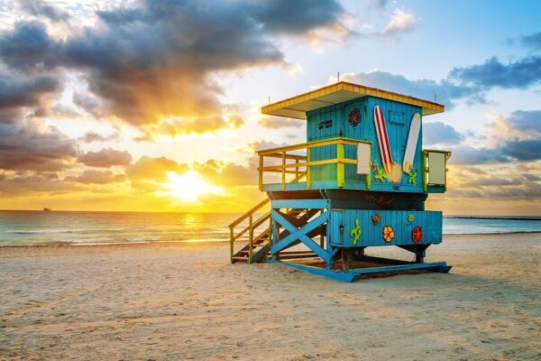 Une image d'une plage à Miami