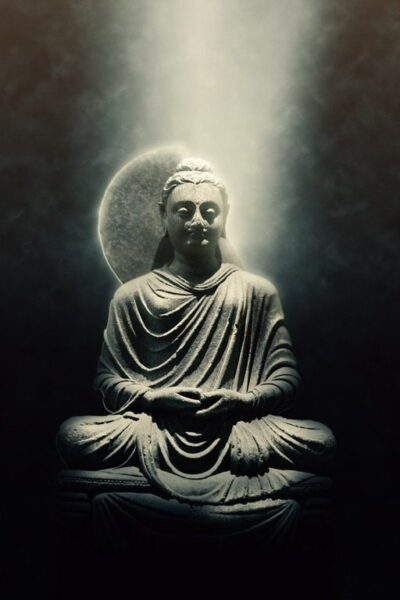 Peinture murale Statue de Bouddha