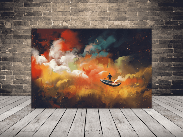 Une image d'un bateau volant