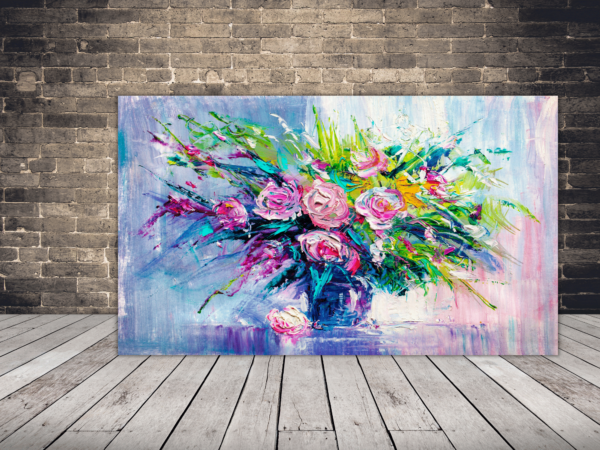 Une image d'un bouquet de fleurs