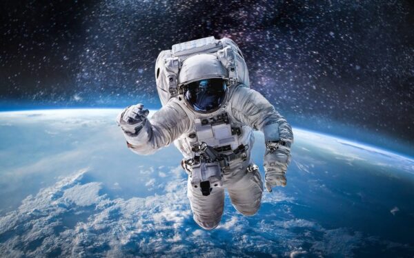 Peinture murale Astronaute en orbite