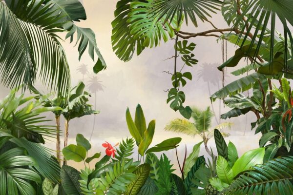 Poster XXL Palmier Jungle