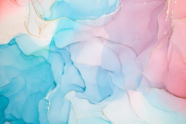 Peinture murale Texture Rose-Bleu