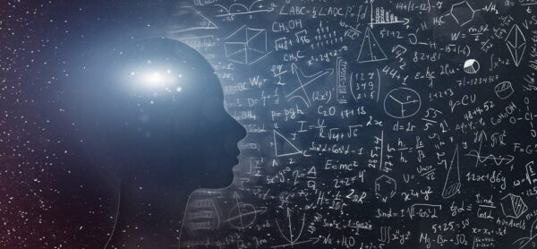 Peinture murale L'esprit des mathématiques
