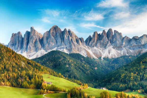 Peinture murale Paysage des Dolomites italiennes