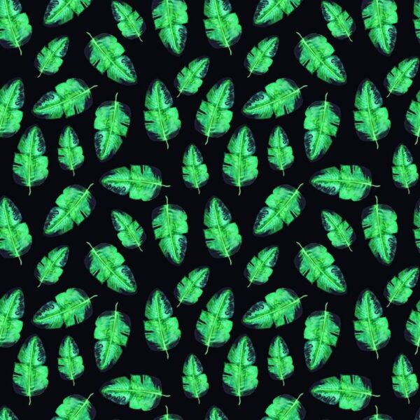Sticker mural Feuilles vertes