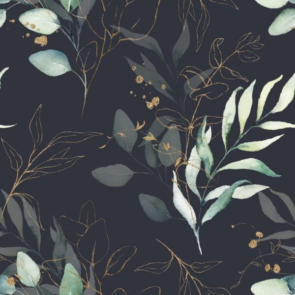 Peinture murale Motif floral aquarelle