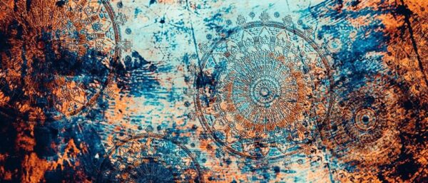 Papier peint Conception de fond de mandala antique