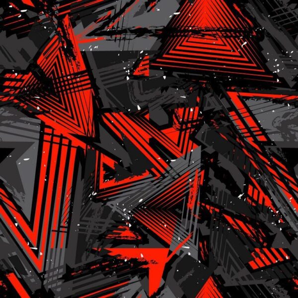 Papier peint en Noir et Rouge