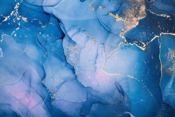 Peinture murale Lagon bleu