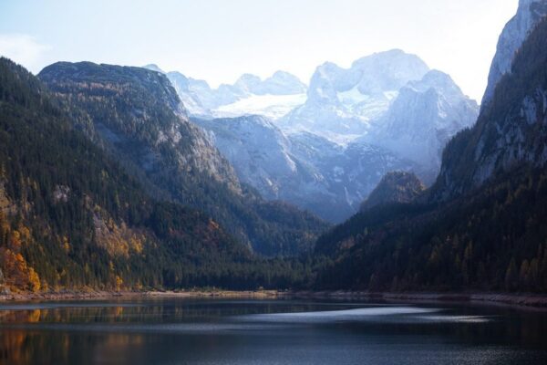 Peinture murale Lac de montagne