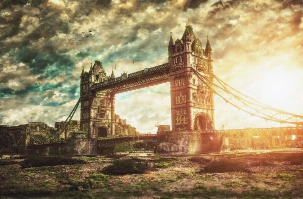 Peinture murale Tower Bridge Londres