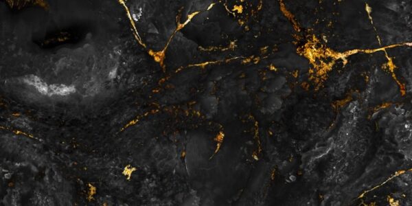 Peinture murale Pierre de quartz noir
