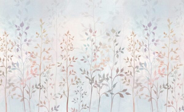 Peinture murale Herbe aquarelle