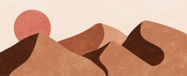 Peinture murale Paysage de dunes