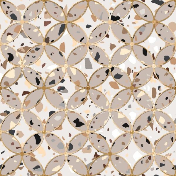 Peinture murale Motif en cercles
