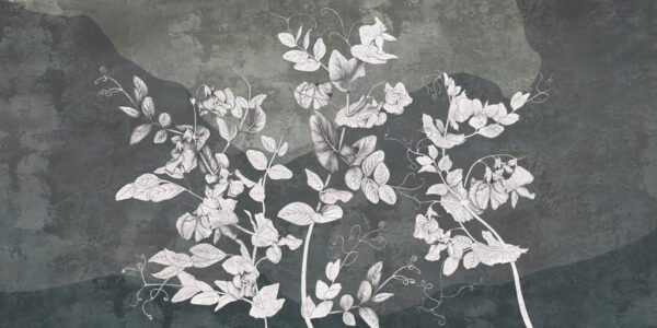 Sticker mural Fleurs blanches
