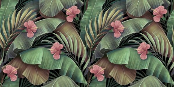 Sticker mural Feuilles et Fleurs
