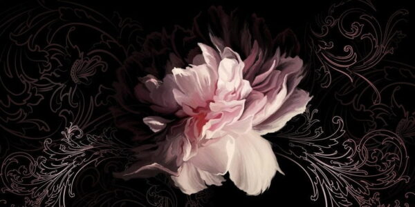 Peinture murale Fleur de pivoine