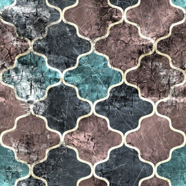 Peinture murale Mosaïque de carreaux marocains