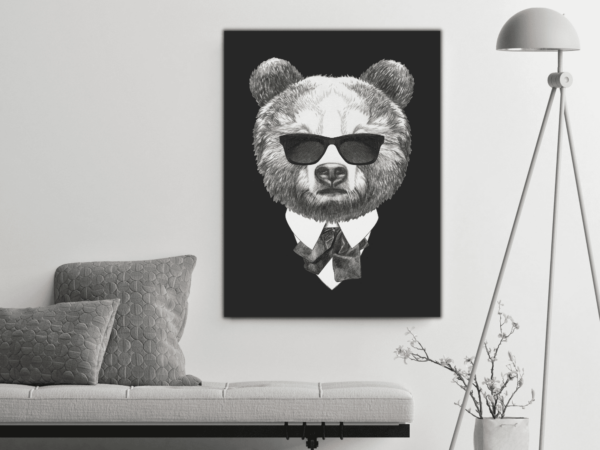 Photo d'ours en peluche dans des verres – Image 3