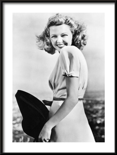 Affiche de sourire de fille