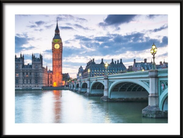 Londres au crépuscule Poster