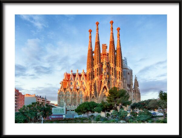 Affiche de la Sagrada Familia