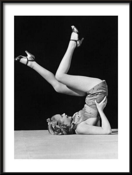 Affiche jambes galbées