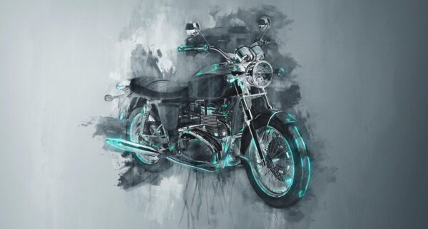 Image d'une moto en gris – Image 3