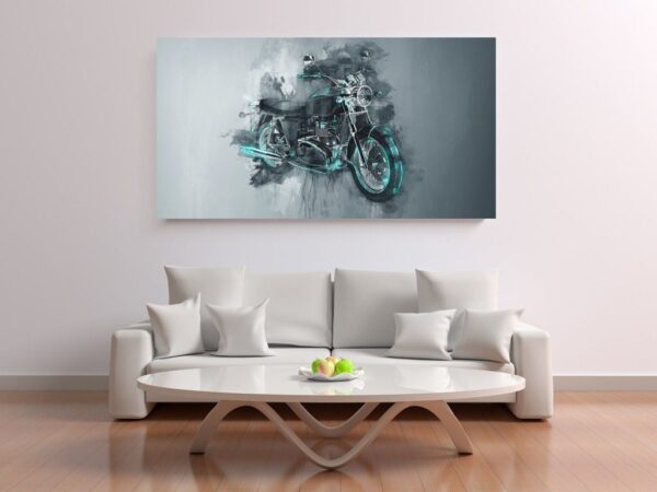 Image d'une moto en gris – Image 2