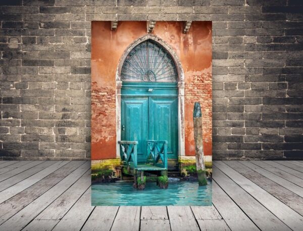 Image d'une porte bleue