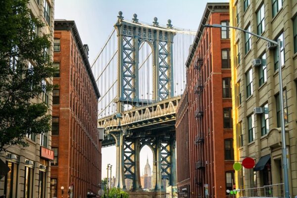 Fototapeta Manhattan i Brooklyn