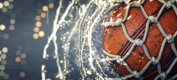 Peinture murale Ballon de football dans le filet