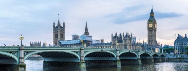Poster XXL Big Ben après le coucher du soleil