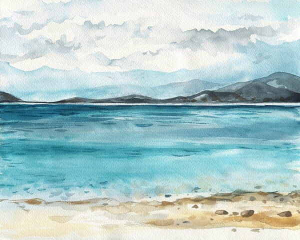 Image de la mer bleue – Image 3