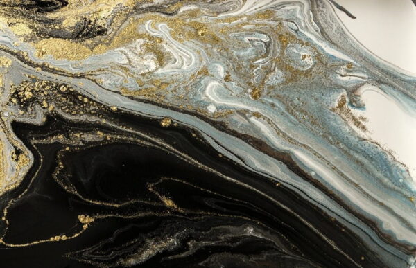 Peinture murale Vagues d'agate